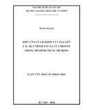 Luận văn Thạc sĩ Khoa học: Hiệu ứng của radion và U hạt lên các quá trình tán xạ của photon trong mô hình chuẩn mở rộng