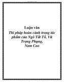 Luận văn: Quan niệm nghệ thuật về hoàn cảnh của Nguyễn Minh Châu trong tập truyện Chiếc thuyền ngoài xa