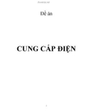 Đề án: Cung cấp điện