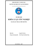 Đồ án tốt nghiệp ngành Kỹ thuật môi trường: Đánh giá hiện trạng quản lý chất thải rắn sinh hoạt xã Đại Hợp - huyện Kiến Thụy - Hải Phòng