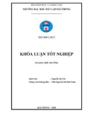 Đồ án tốt nghiệp ngành Kỹ thuật môi trường: Tính toán thiết kế hệ thống xử lý nước thải nhà máy sản xuất bia, công suất 500m3 /ngày đêm