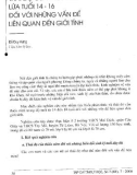 Báo cáo Thái độ của thiếu niên lứa tuổi 14-16 đối với những vấn đề liên quan đến giới tính 