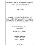 Luận án Tiến sĩ Hóa học: Tổng hợp và đặc trưng các hệ xúc tác trên cơ sở Pt/rGO và Pd/rGO ứng dụng trong phản ứng oxi hóa điện hóa alcohol C1 và C2