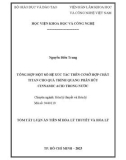 Tóm tắt Luận án Tiến sĩ Hóa lý thuyết và Hóa lý: Tổng hợp một số hệ xúc tác trên cơ sở hợp chất titan cho quá trình quang phân hủy cinnamic acid trong nước