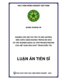 Luận án Tiến sĩ Nông nghiệp: Nghiên cứu một số yếu tố ảnh hưởng đến chức năng buồng trứng bò sữa và thử nghiệm dụng cụ tẩm progesterone của Việt Nam sản xuất trong điều trị