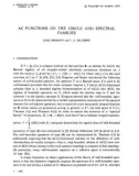 Báo cáo toán học: AC functions on the circle and spectral families