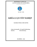 Đồ án tốt nghiệp ngành Kỹ thuật môi trường: Sử dụng xỉ than để xử lý một số chất ô nhiễm trong nước thải. Bước đầu thử nghiệm xử lý nước thải sinh hoạt khu khách sạn sinh viên Trường ĐHDL- HP