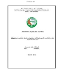 Đồ án Quy hoạch môi trường: Quy hoạch bảo vệ môi trường thành phố Hạ Long đến năm 2020 và định hướng đến năm 2030