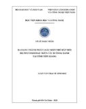 Luận văn Thạc sĩ Sinh học: Đa dạng thành phần loài nhện nhỏ bắt mồi họ Phytoseiidae trên cây bưởi da xanh