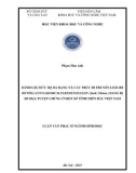 Luận văn Thạc sĩ Sinh học: Đánh giá mức độ đa dạng và cấu trúc di truyền loài Re hương (Cinnamomum parthenoxylon (Jack) Meisn.) đang bị đe dọa tuyệt chủng ở một số tỉnh miền Bắc Việt Nam