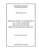 Luận án Tiến sĩ Y học: Nghiên cứu sự biểu lộ và mối liên quan của các dấu ấn miễn dịch tế bào gốc ung thư, HER2 trong ung thư biểu mô tuyến dạ dày