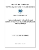 Luận văn Thạc sĩ Kinh tế: Phòng chống rửa tiền và tài trợ khủng bố tại NHTM Cổ phần Quân Đội