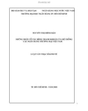 Luận văn Thạc sĩ Kinh tế: Nhân tố ảnh hưởng đến thanh khoản của các ngân hàng thương mai Việt Nam