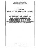 Báo cáo Đánh giá tác động môi trường của dự án Đầu tư xây dựng cầu cạn đoạn Mai Dịch - Nam Thăng Long thuộc đường vành đai 3 - Thành phố Hà Nội