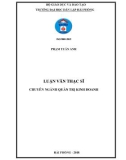 Luận văn Thạc sĩ Quản trị kinh doanh: Giải pháp nâng cao hiệu quả kinh doanh tại Công ty Cổ phần Xăng dầu HFC