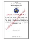 Khóa luận tốt nghiệp Tài chính Ngân hàng: Nghiên cứu những thuộc tính của ngân hàng quyết định đến chất lượng sản phẩm tín dụng hỗ trợ sản xuất kinh doanh cho khách hàng cá nhân tại Ngân hàng TMCP Công thương Việt Vam – Chi nhánh Hội An