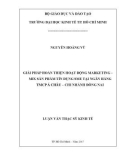 Luận văn Thạc sĩ Kinh tế: Giải pháp hoàn thiện hoạt động marketing - mix cho sản phẩm tín dụng DN SME tại ngân hàng TMCP Á Châu – CN Đồng Nai