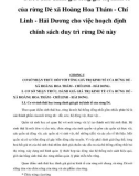 Đề án tốt nghiệp: Bước đầu đánh giá tổng giá trị kinh tế của rừng Dẻ xã Hoàng Hoa Thám - Chí Linh - Hải Dương cho việc hoạch định chính sách duy trì rừng Dẻ này