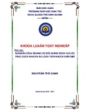 Khóa luận tốt nghiệp Quản trị kinh doanh: Nghiên cứu động cơ sử dụng dịch vụ lưu trú của khách du lịch tại khách sạn DMZ1111