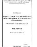 Đề tài cấp nhà nước: Nghiên cứu cấu trúc hệ thống viễn thông mặt đất để sử dụng hiệu quả vệ tinh Vinasat (Nội dung 1)