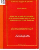 Luận văn Thạc sĩ Kinh doanh và quản lý: Tổ chức thực thi chính sách bồi thường, hỗ trợ tái định cư khi nhà nước thu hồi đất trên địa bàn thị xã Kỳ Anh, tỉnh Hà Tĩnh