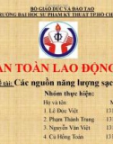 Bài thuyết trình: Các nguồn năng lượng sạch