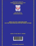 Luận văn Thạc sĩ Kỹ thuật điện tử: Nâng cao chất lượng điều khiển của thiết bị bù đồng bộ Statcom trong lưới điện