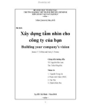 Bài dịch: Xây dựng tầm nhìn cho công ty bạn