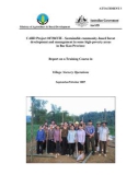 Báo cáo nghiên cứu nông nghiệp: Sustainable community-based forest development and management in some high-poverty areas in Bac Kan Province ( ATTACHMENT 3 )