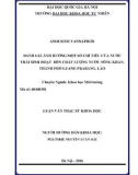 Luận văn Thạc sĩ Khoa học: Đánh giá ảnh hưởng một số chỉ tiêu của nước thải sinh hoạt đến chất lượng nước sông Khan thành phố Luang Prabang Lào