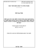 Tóm tắt luận án Tiến sĩ Khoa học vật liệu: Chế tạo các cấu trúc nano vàng, bạc dạng hoa, lá trên silic để sử dụng trong nhận biết một số phân tử hữu cơ bằng tán xạ Raman tăng cường bề mặt