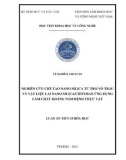 Luận án Tiến sĩ Hóa học: Nghiên cứu chế tạo nano silica từ tro vỏ trấu và vật liệu lai nano silicachitosan ứng dụng làm chất kháng nấm bệnh thực vật