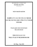 Tóm tắt luận văn Thạc sĩ Quản trị kinh doanh: Nghiên cứu các yếu tố cấu thành giá trị thương hiệu Công ty lữ hành Vitours