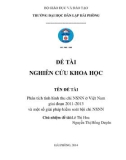 Khóa luận tốt nghiệp Quản trị kinh doanh: Phân tích tình hình thu chi NSNN ở Việt Nam giai đoạn 2011-2013 và một số giải pháp kiểm soát bội chi NSNN