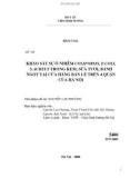 Khảo sát sự ô nhiễm Coliforms, E.coli, S.aureus trong kem, sữa tươi, bánh ngọt tại cửa hàng bán lẻ trên quận 4 của Hà Nội