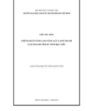 Luận văn Thạc sĩ Chính sách công: Chính sách nâng cao năng lực cạnh tranh cụm ngành tôm sú tỉnh Bạc Liêu