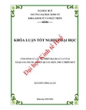 Khóa luận tốt nghiệp: Tình hình lũ lụt và thiệt hại do lũ lụt tại xã Quảng Phước huyện Quảng Điền tỉnh Thừa Thiên Huế