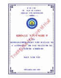 Khóa luận tốt nghiệp Quản trị kinh doanh: Đánh giá chính sách sản phẩm lúa giống của Công ty Cổ phần Giống cây trồng – Vật nuôi Thừa Thiên Huế