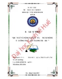 Khóa luận tốt nghiệp: Quản lý và nâng cao chất lượng xi măng của công ty cổ phần Long Thọ Huế