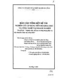 Nghiên cứu, chế tạo xe nông dụng phục vụ vận chuyển ở khu vực nông thôn