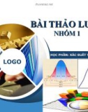 Bài thảo luận học phần: Xác suất và Thống kê Toán