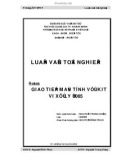 Luận văn: Giao tiếp giữa KIT vi xử lý 8051 và máy tính