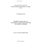 Luận văn Thạc sĩ Khoa học: Tìm hiểu về mạng man và xây dựng cấu trúc mạng man cho Viễn thông Nam Định