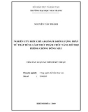 Tóm tắt Luận án Tiến sĩ kỹ thuật: Nghiên cứu điều chế alginate khối lượng phân tử thấp dùng làm thực phẩm chức năng hỗ trợ phòng chống đông máu