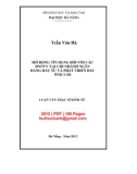 Luận văn Thạc sĩ Kinh tế: Mở rộng tín dụng đối với doanh nghiệp nhỏ và vừa tại chi nhánh Ngân hàng Đầu tư và Phát triển Bắc Đăk Lăk