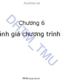 Bài giảng Quản trị PR - Chương 6: Đánh giá chương trình PR