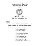 Đề tài: Khả năng thống nhất tiền tệ khu vực Đông Nam Á từ việc nghiên cứu quá trình thống nhất tiền tệ của cộng đồng Châu Âu