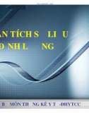 Bài giảng Bài giảng Phương pháp nghiên cứu khoa học - Phân tích số liệu định lượng