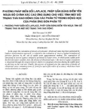 Báo cáo Phương pháp biến đổi Laplace, phép gần đúng điểm yên ngựa độ chính xác cao ứng dụng cho việc tính mật độ trạng thái dao động của các phân tử trong động học của phản ứng đơn phân tử 