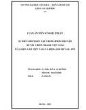 Luận án Tiến sĩ Nghệ thuật: Sự biến đổi nhân vật trong phim truyện đề tài chiến tranh Việt Nam của điện ảnh Việt Nam và điện ảnh Mỹ sau 1975